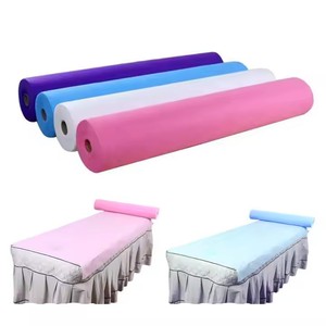 Disposable Medical Flat Bed Sheet Roll PP PE Non Woven Fabric