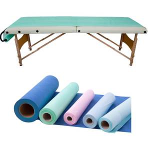 Disposable Waterproof Medical Examination Bed Sheet Roll Paper PE Couch Cover