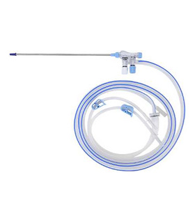 Laparoscopic Suction Irrigation Set Disposable Double Spike Pvc Pipe Medical Endo Set