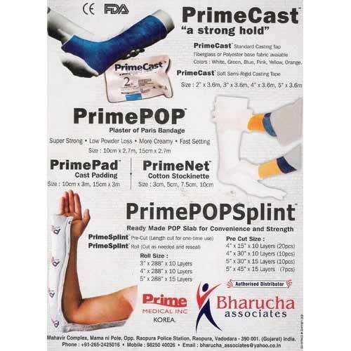 Plaster of Paris Bandage Orthopedic Casting