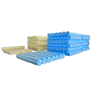 ENON Factory Wholesale Medical Consumable Fusible Non-Woven Fabric Disposable Bed Plain Sheet Rolls