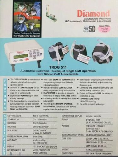 Electronic Tourniquet Machine Diamond TRDG 511