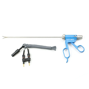 Plastic Laparoscopic Bipolar Coagulation Forceps Electric Reusable Needle Holder Set