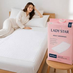 Medical Dignity Disposable Waterproof Bed Sheet Hospital Adult Woven Urine Nursing Pads