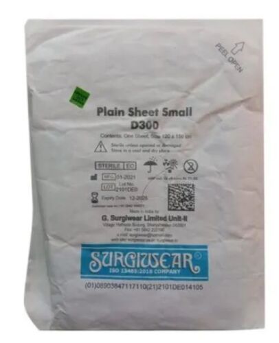 Wear Plain Sheet Small D300 Surgical
